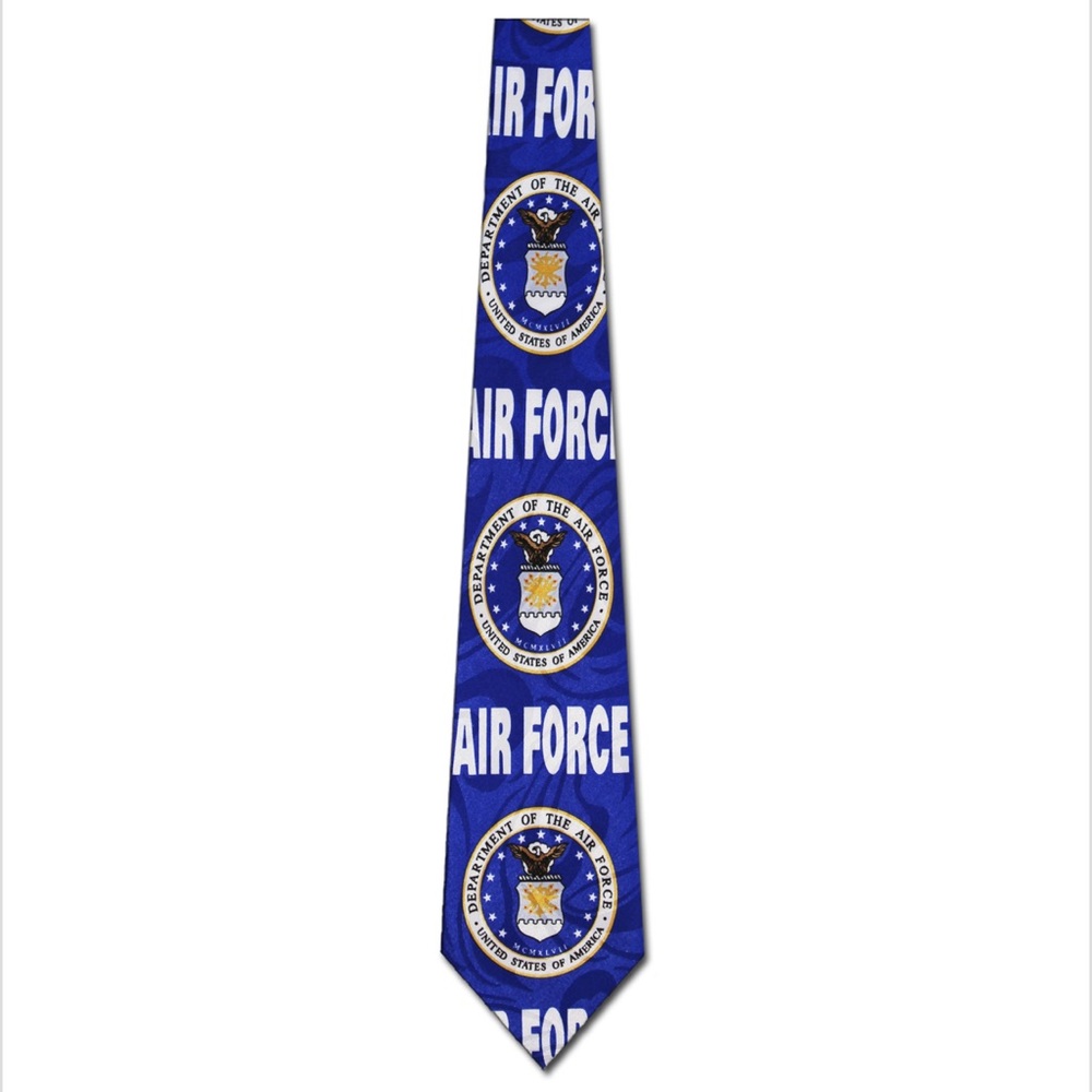 Steven Harris  Air Force Logo Repeat‎ Tie Neckties Department Of the Air Force